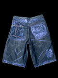 “SASHIKO” waxed denim