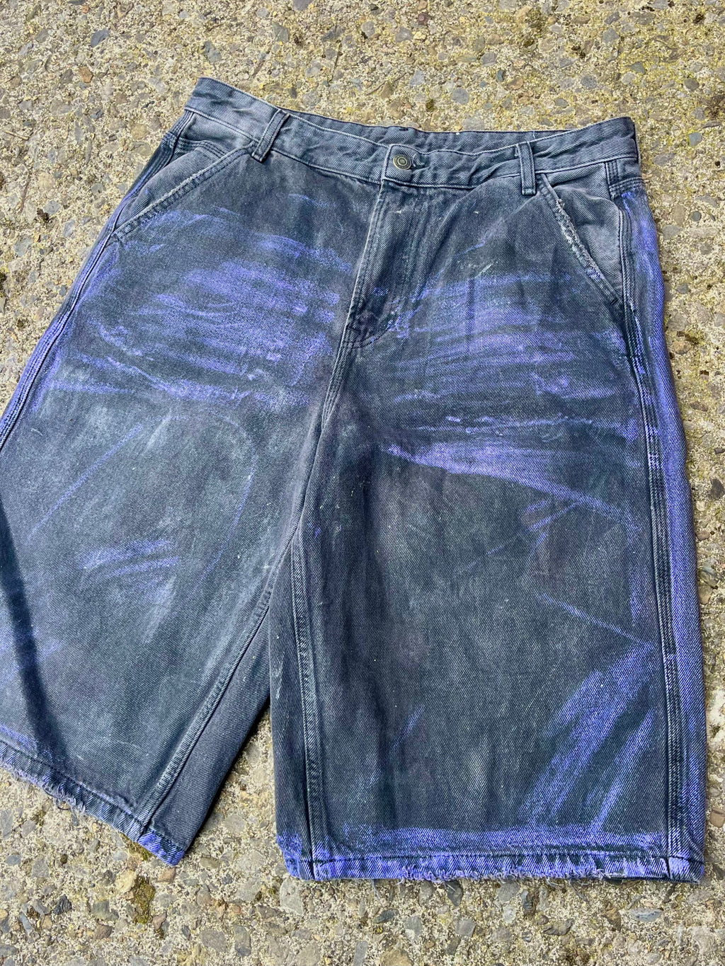 “SASHIKO” waxed denim