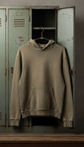 Faded Khaki Hooded Sweatshirt